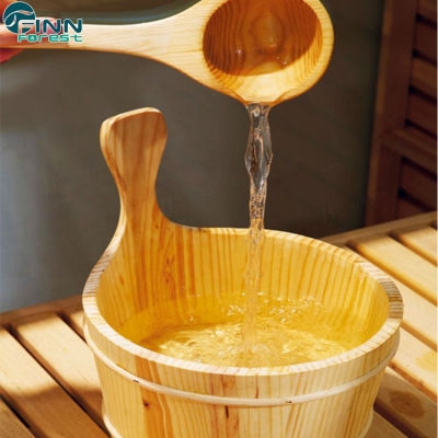 Bulk Order 4L Natural Sauna Bucket and Ladle Kit